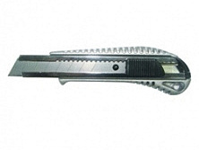 Нож технический усиленный 18мм металлический корпус БИБЕР 50116 (24/144)