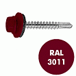 Саморез кровельный RAL-3011 5,5x19 (250шт)